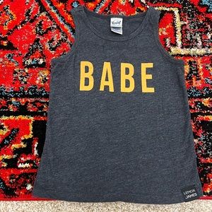 Lenox James Babe Graphic Tank Top